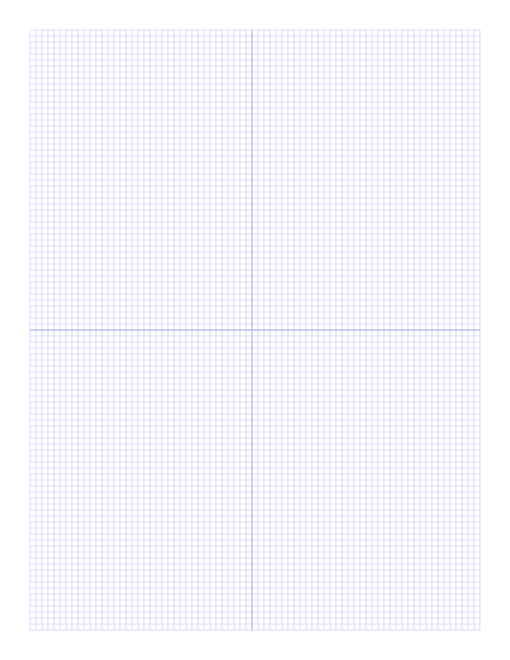 Graph Paper Printable Ten Spaces Between Grid Lines