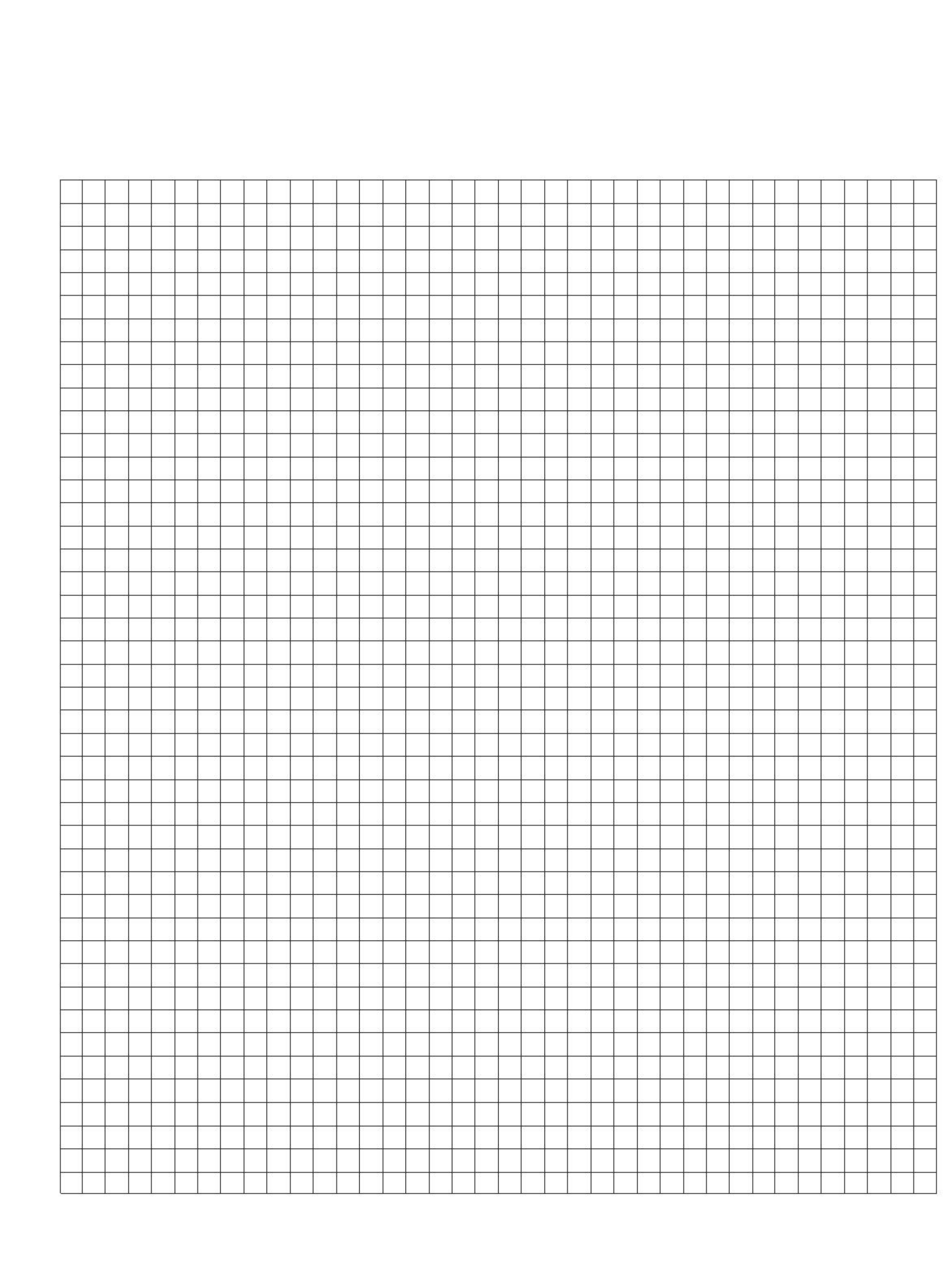 Half Centimeter Graph Paper Template Free Download