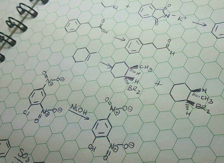 Hexagonal Paper For Drawing Organical Compounds Printable Graph 