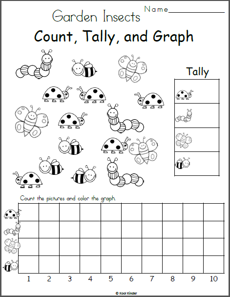 Insects Count Tally And Graph Worksheet Made By Teachers Graphing 