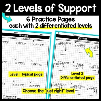 Printable Graph Paper For Long Division