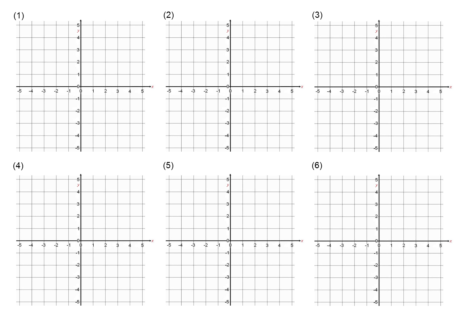 Free Graph Paper For Linear Equations