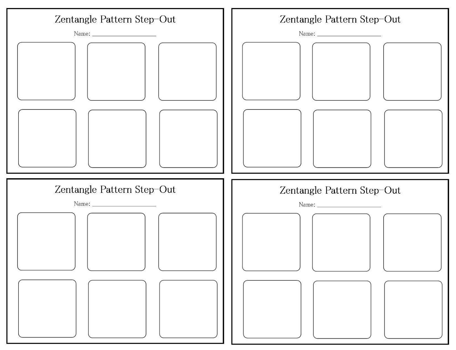 Midnight Pixy Designs Resources Zentangle Patterns Pattern Block