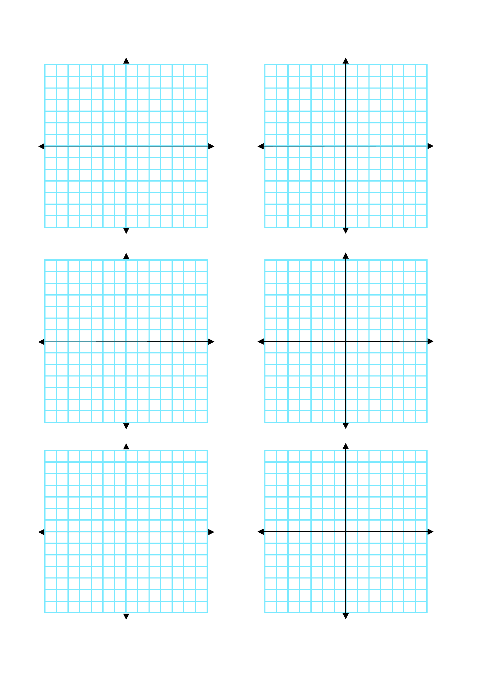 Printable Graph Paper With Numbers And Multiple Grids