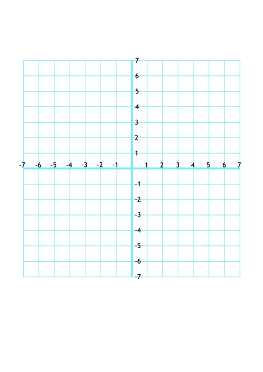 Numbered Graph Paper With X And Y Axis Printable Pdf Download