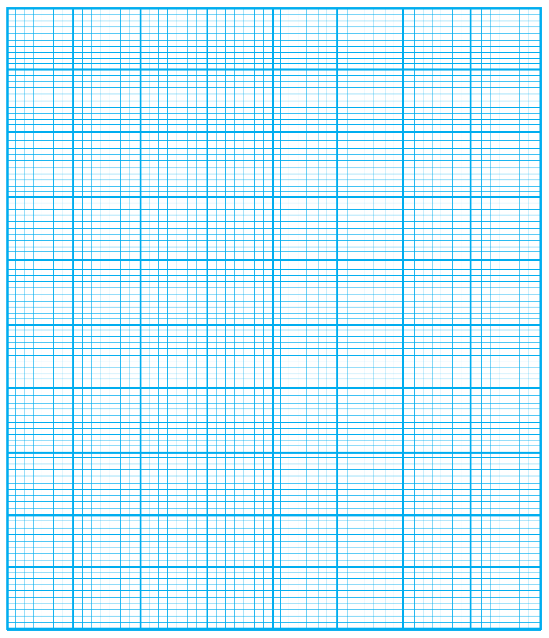 Free Numbered Graph Paper Printouts