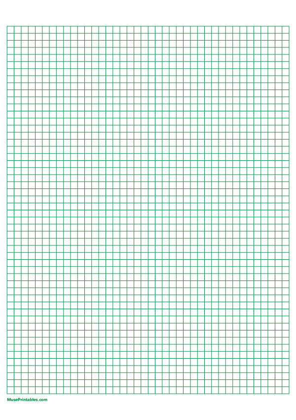 Free Printable Graph Paper In Green