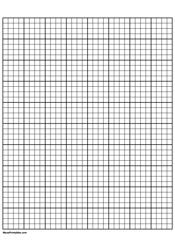 Graph Paper Printable 4 Squares Per Inch