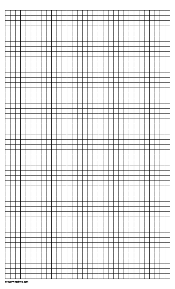 Printable 1 4 Inch Black Graph Paper For Legal Paper