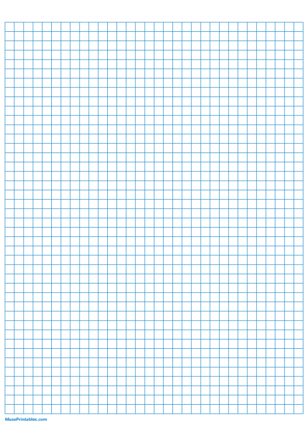 Printable Graph Paper 1 4 Inch Blue