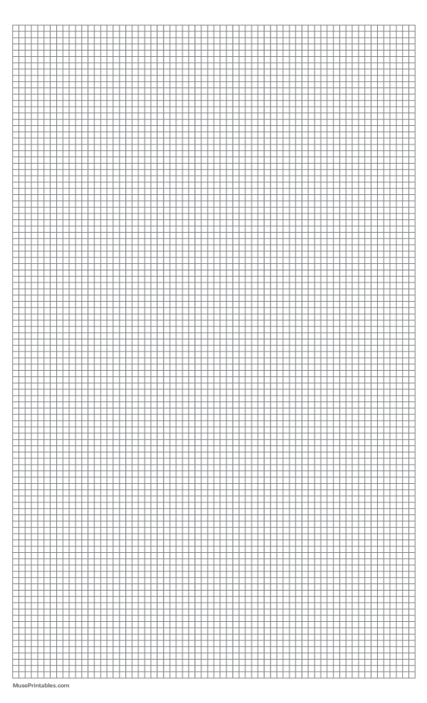 Full Page Printable Graph Paper PDF 1 8