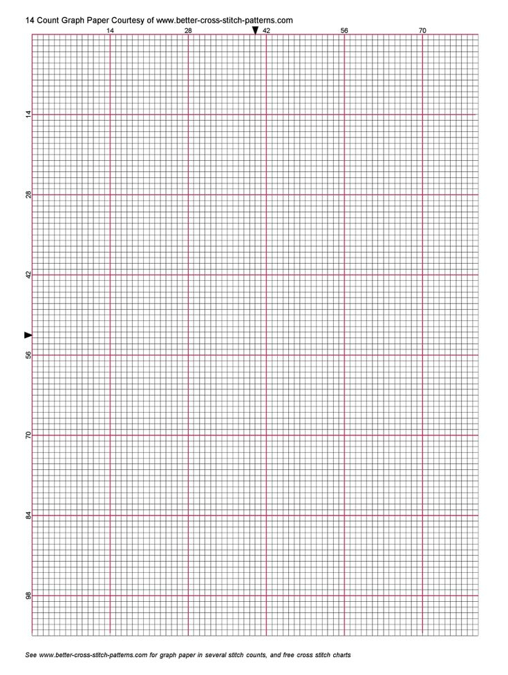 Printable 10 Count Graph Paper Better Cross Stitch