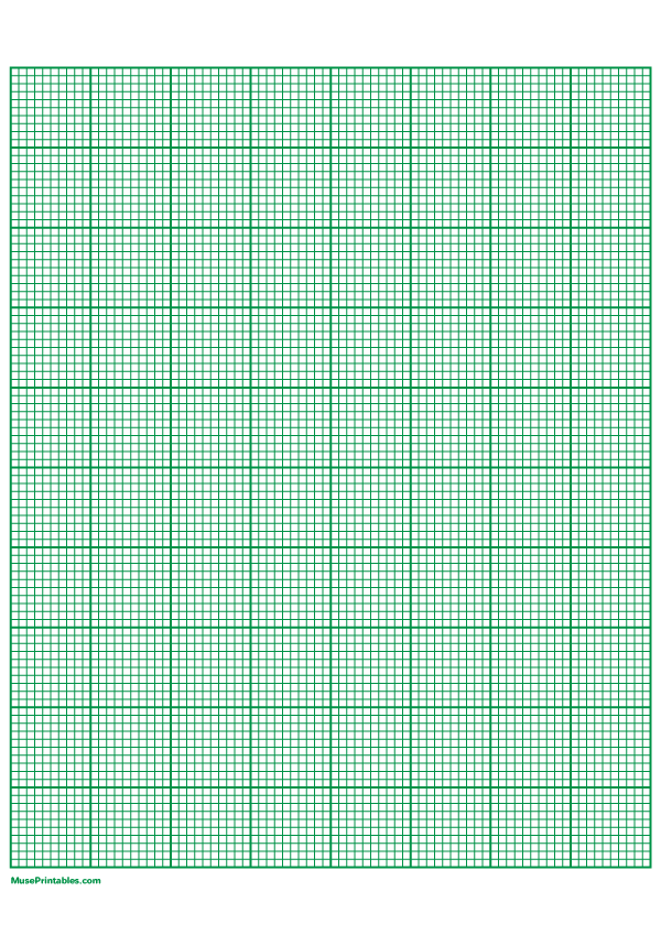 10 Square Per Inch Graph Paper Printable