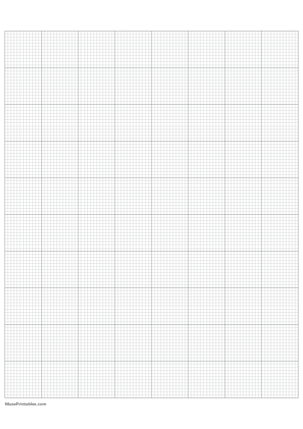 Printable 12 Squares Per Inch Gray Graph Paper For A4 Paper