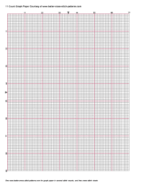 Free Printable 14 Count Graph Paper