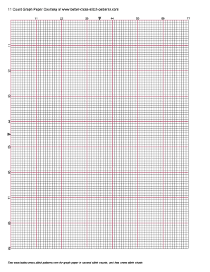 Printable 14 Count Cross Stitch Graph Paper Mindsface