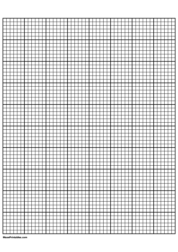 Graph Paper 6 Squares Per Inch Printable