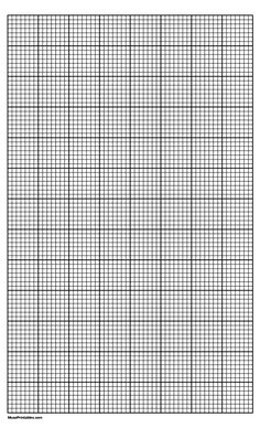 Printable 7 Squares Per Inch Black Graph Paper For Legal Paper 