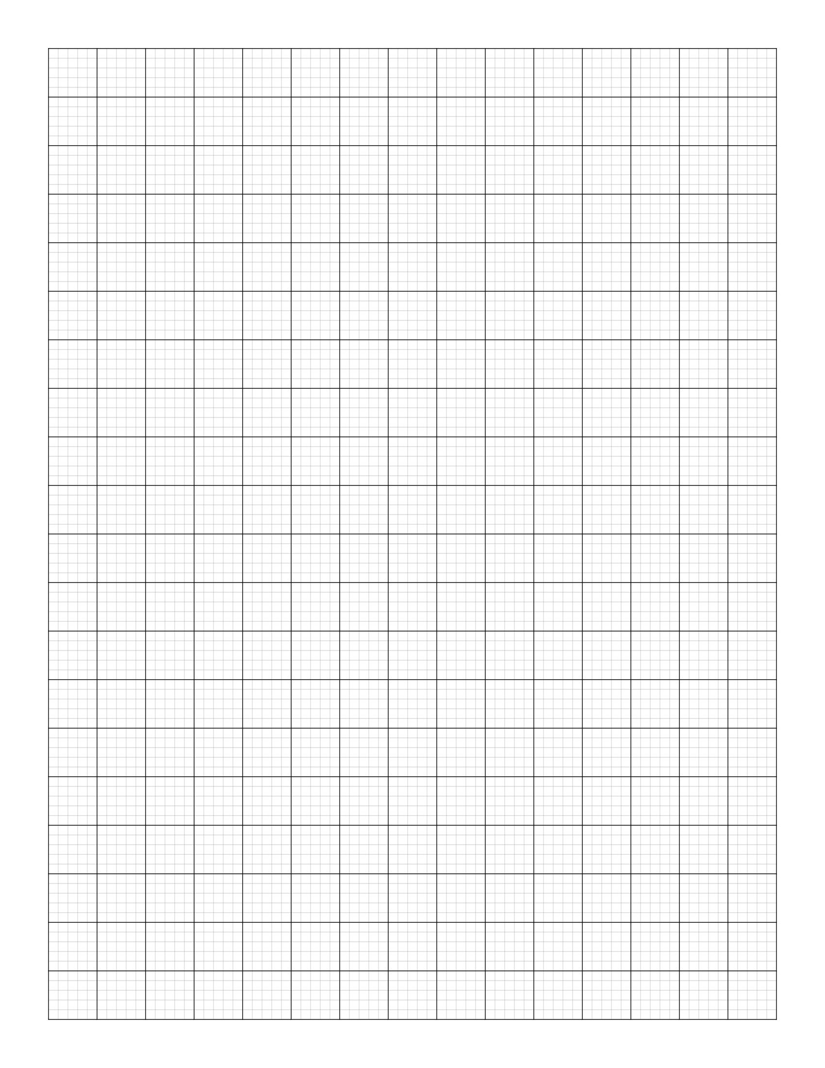 Printable Graph Paper 10 Lines Per Cm