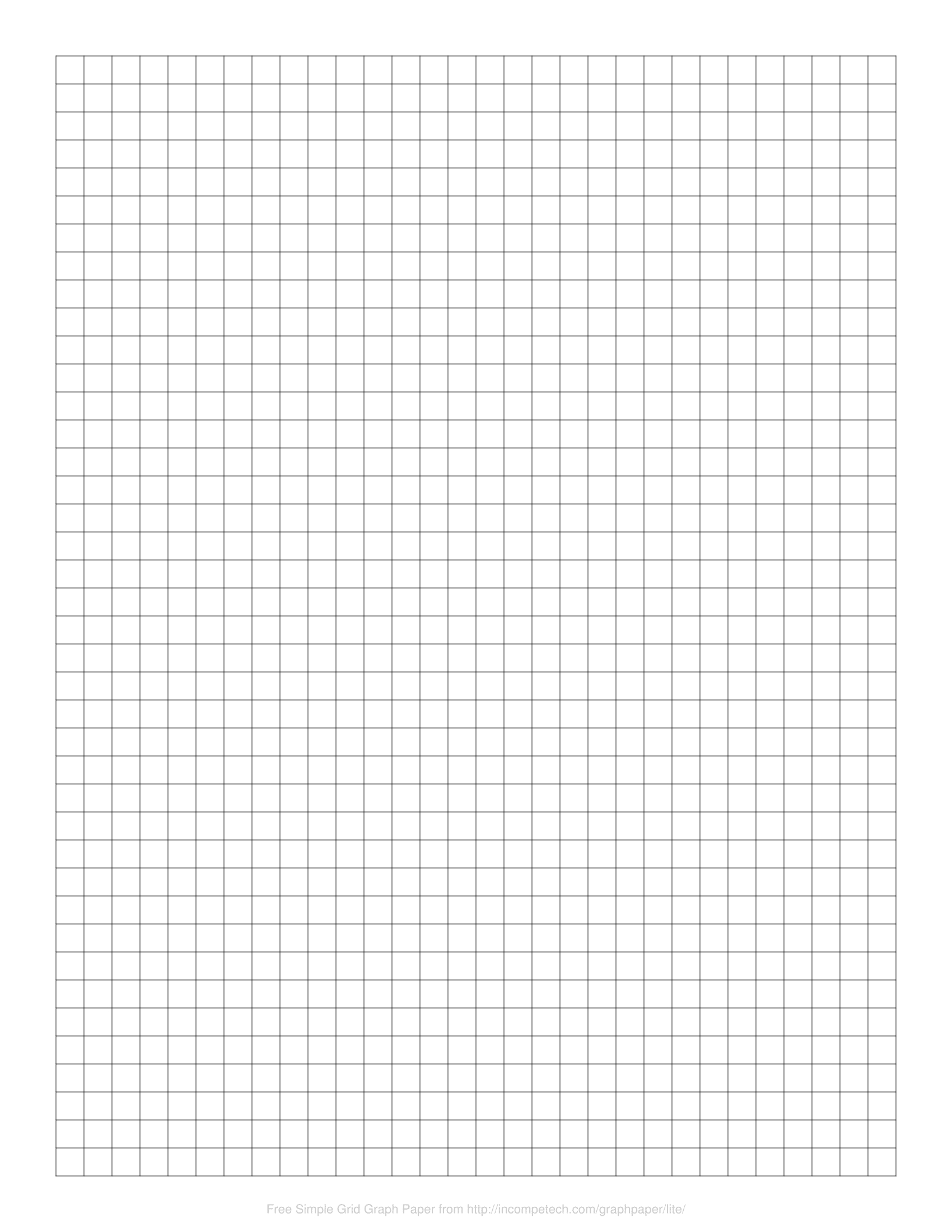 Printable Graph Paper 20cm By 30 Cm