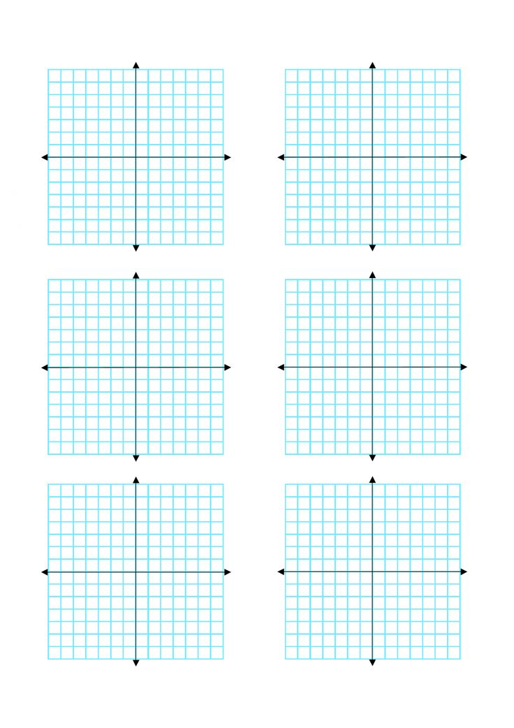 Printable Graph Paper 4 Graphs Per Page In 2020 Printable Graph Paper 