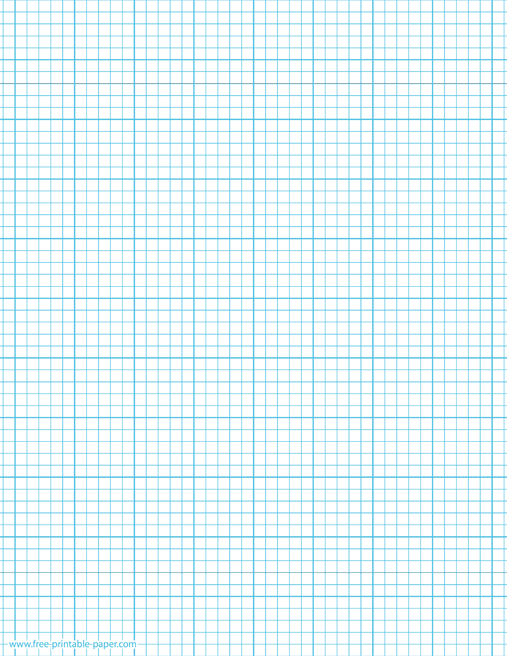 Printable Graph Paper 5 Squares Per Inch 5 5 Graph Ruled Free