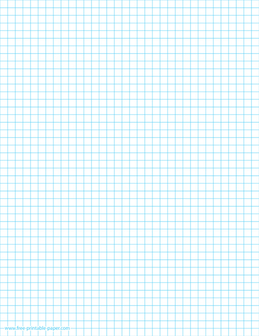 1 Inch Graph Paper Printable 8.5 X 11