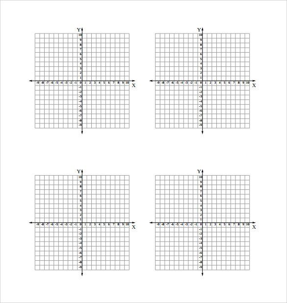 Printable Graph Paper With Numbered X And Y Axis