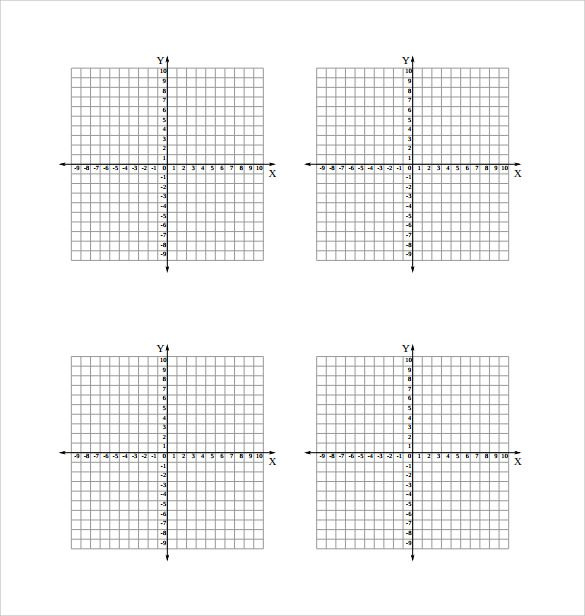 Printable Graph Paper With Axis And Numbers X Y Axis Graph Paper 