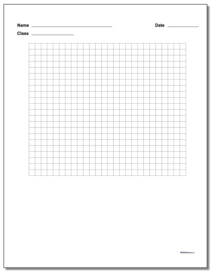 Free Printable Graph Paper For Visual Processing Disorder