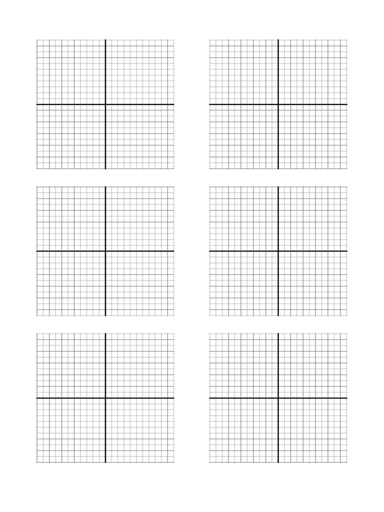 Printable Graph Paper With Numbered Axis Pdf Printable Graph Paper