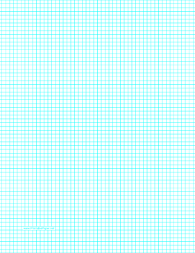 Printable Graph Paper With Six Lines Per Inch On Letter sized Paper