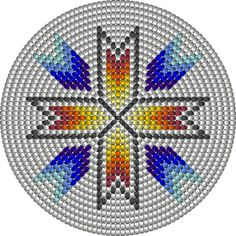 Printable Medallion Beaded Necklaces Graph Paper Southern Beading