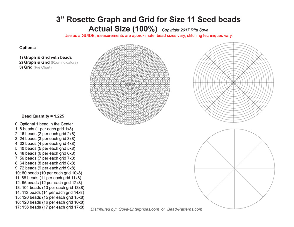 Printable Rosette Beading Graph Paper Printable Word Searches