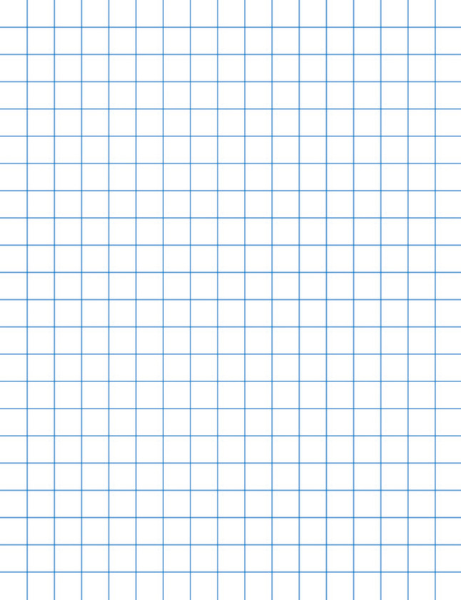 School Smart Graph Paper Pad 8 1 2 X 11 Inches 1 2 Inch Ruling 50 