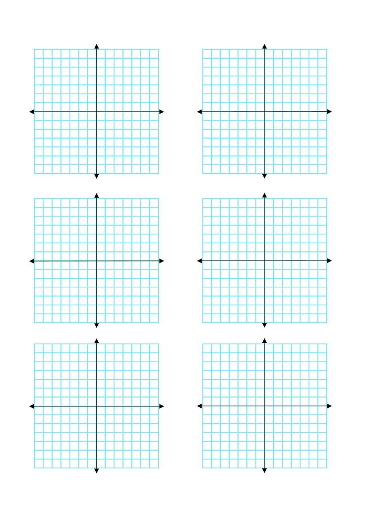 Small Printable Graph Paper 6 Per Page Printable Graph Paper Graph 