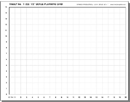 Timely 1 2 Inch Scale Planning Grid