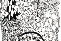 Valencis Tangle 62 One Zentangle A Day 3 Zentangle Patterns