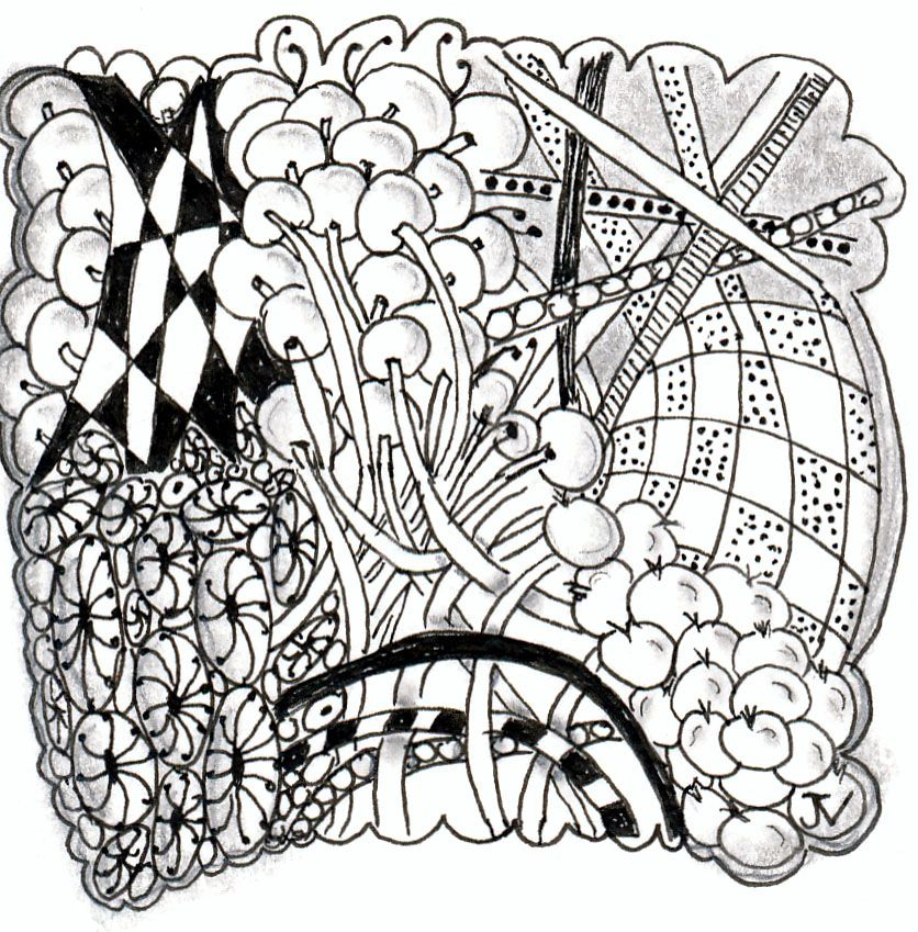 Valencis Tangle 62 One Zentangle A Day 3 Zentangle Patterns 