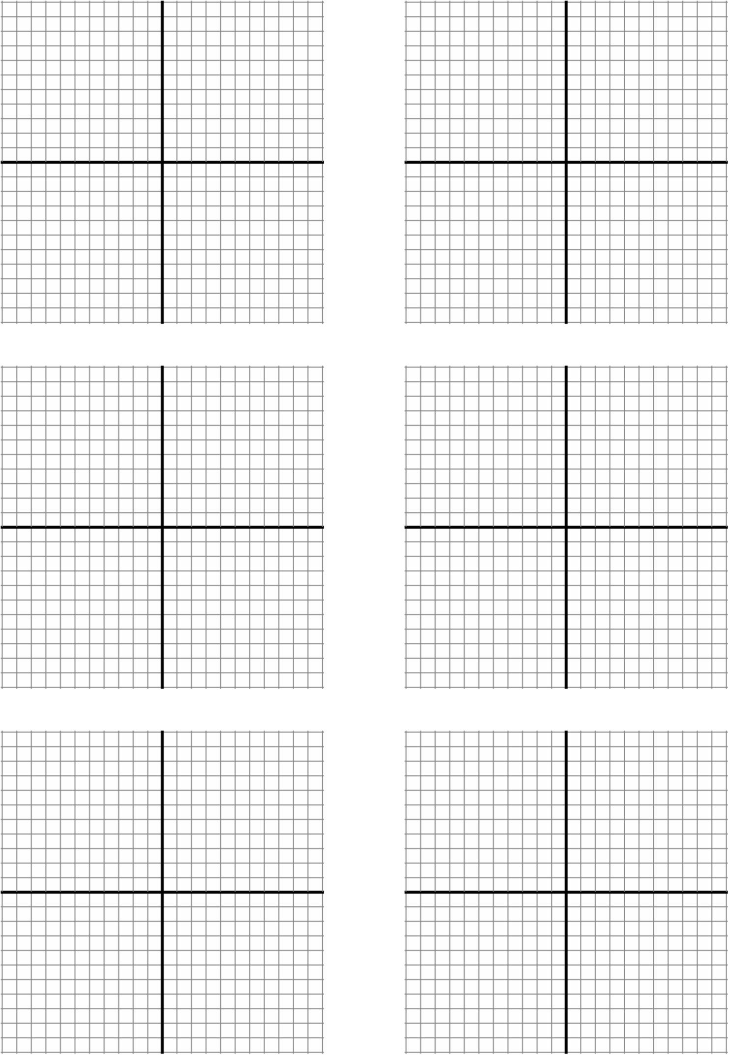 Free Graph Paper With Coordinate Axes