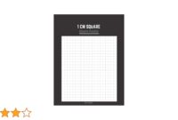 1 CM Square Graph Paper Notebook One Centimeter Graph Paper 20x26 Square Grid 520 Squares Per Page Double Sided Printing Non Perforated Notebook With Borders Publications Gamma Amazon de Books