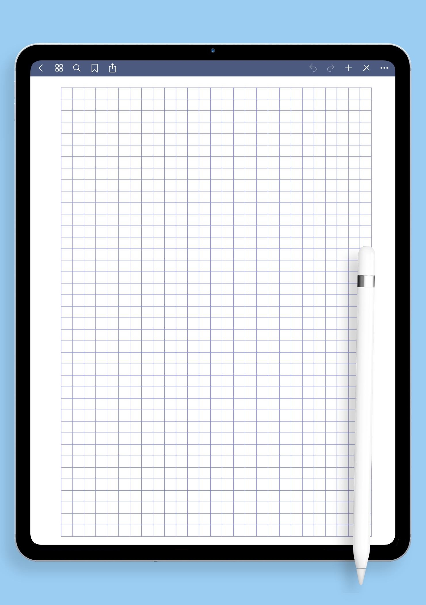 Free Printable 1 Inch Graph Paper