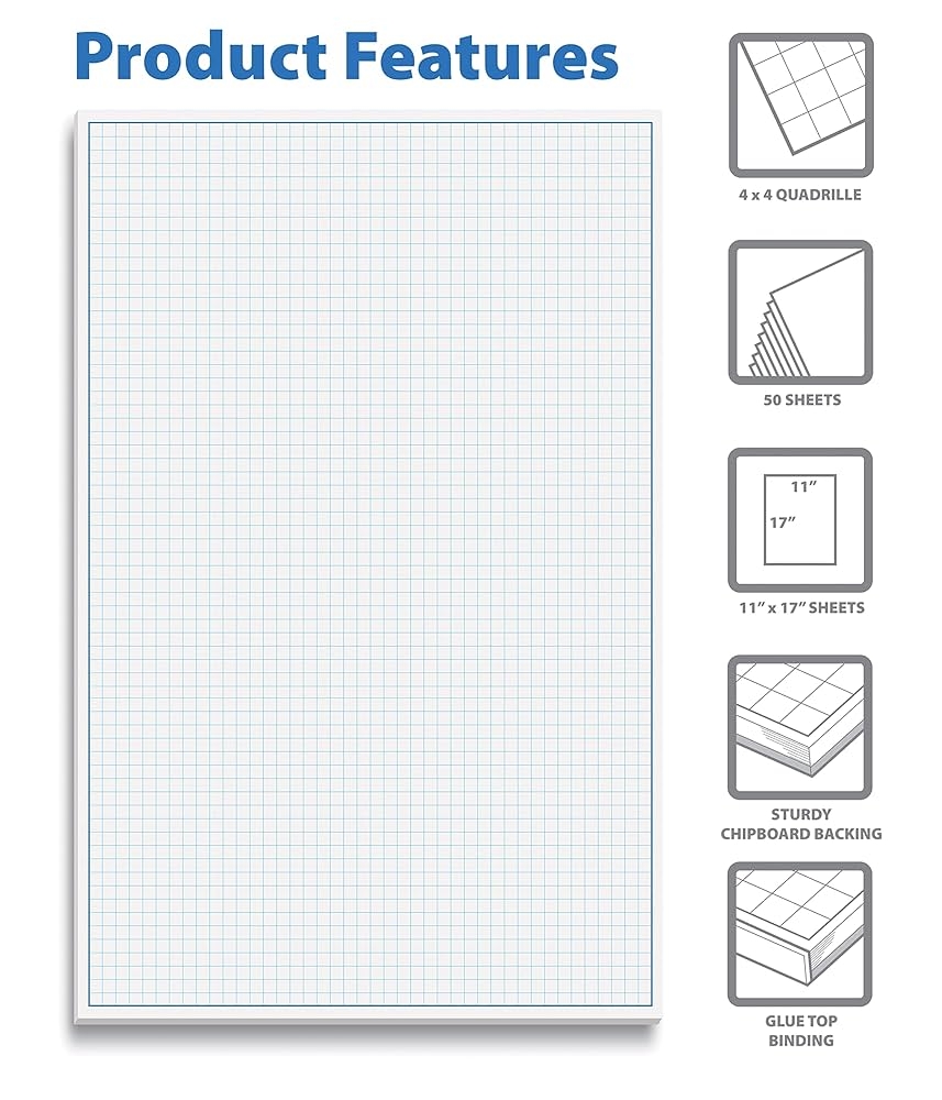 50 Square Grid Paper Printable