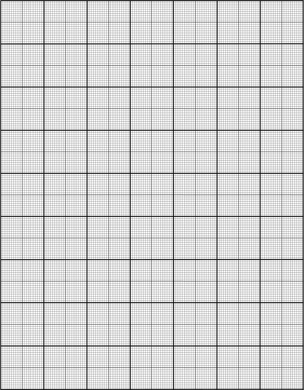 Small Graph Paper Printable