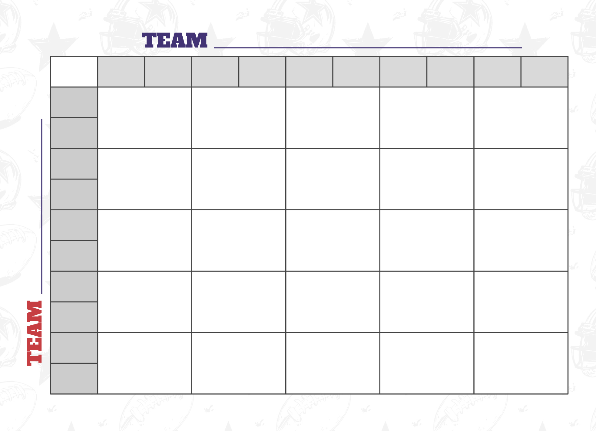 Free Printable Blank Grids