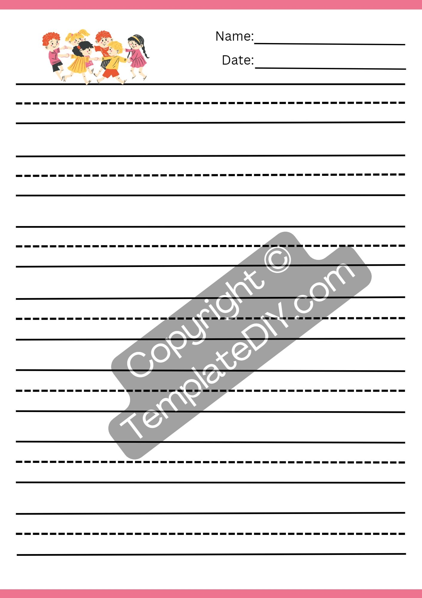 Primary Writing Paper Printable PDF
