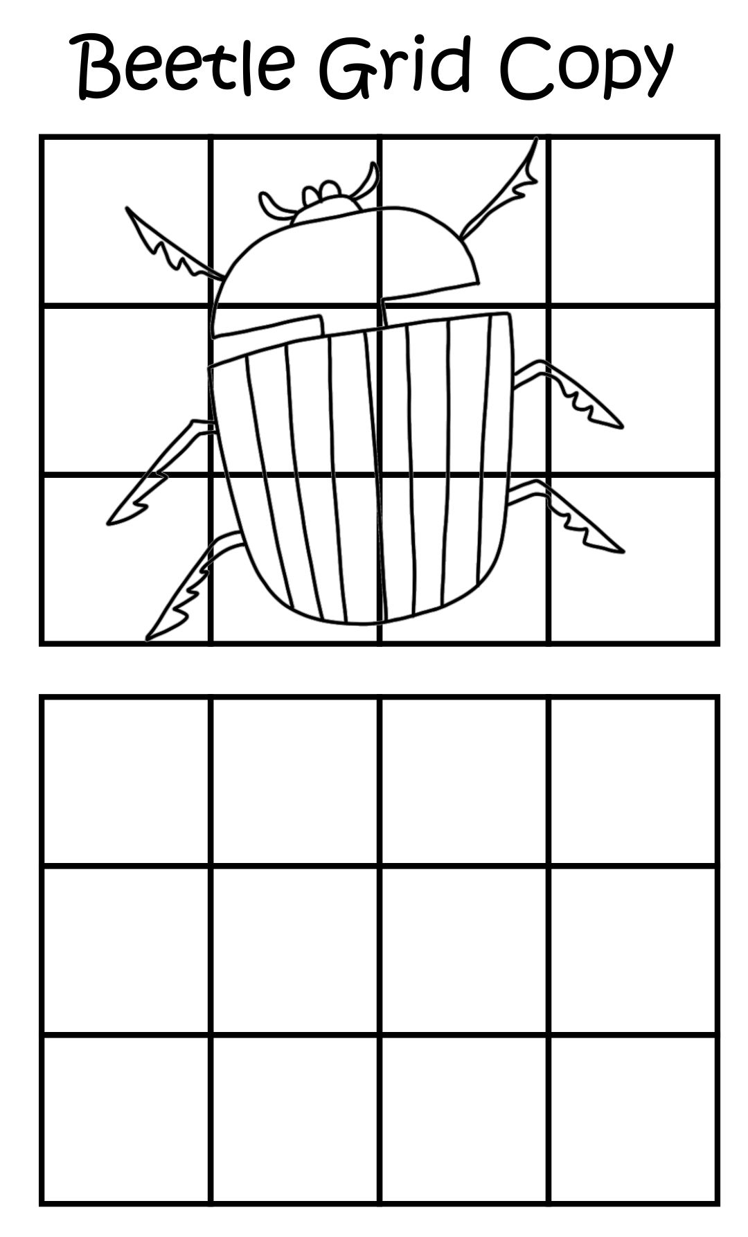 Free Printable Grid Drawing Worksheets