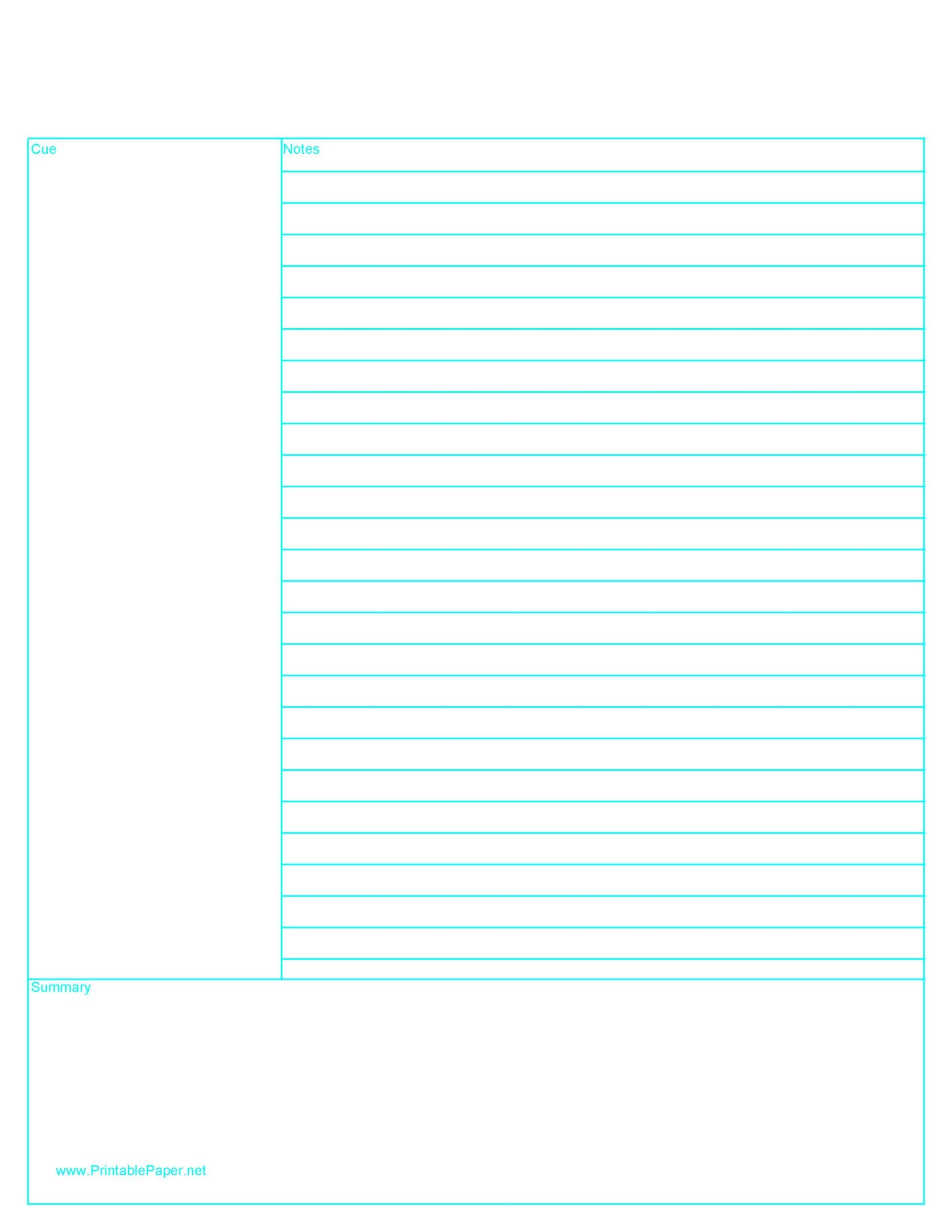 32 Printable Lined Paper Templates TemplateLab