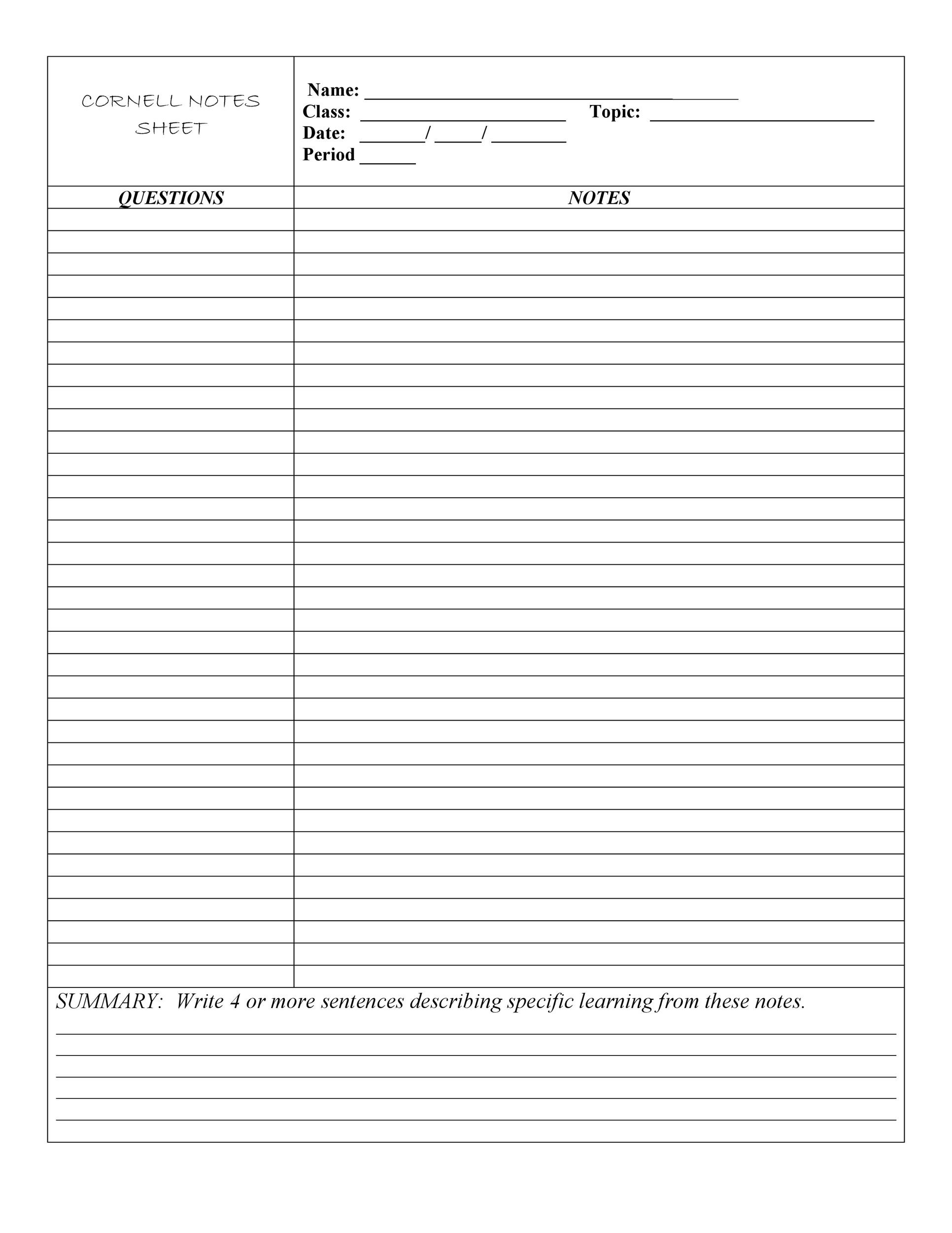 32 Printable Lined Paper Templates TemplateLab