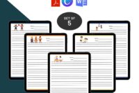 4th Grade Writing Paper Printable Template PDF Word